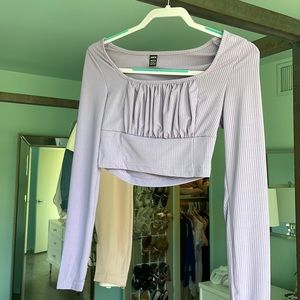 Purple Shein long sleeve top